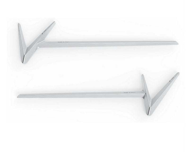 RIZOMA side cover lettering for Vespa GTS/GTS Super/GTV, silver