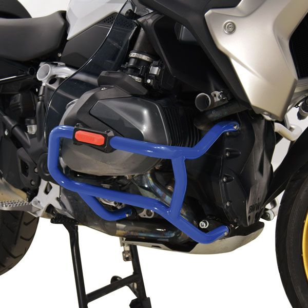 Lower crash bar for BMW R 1250 GS, steel, blue