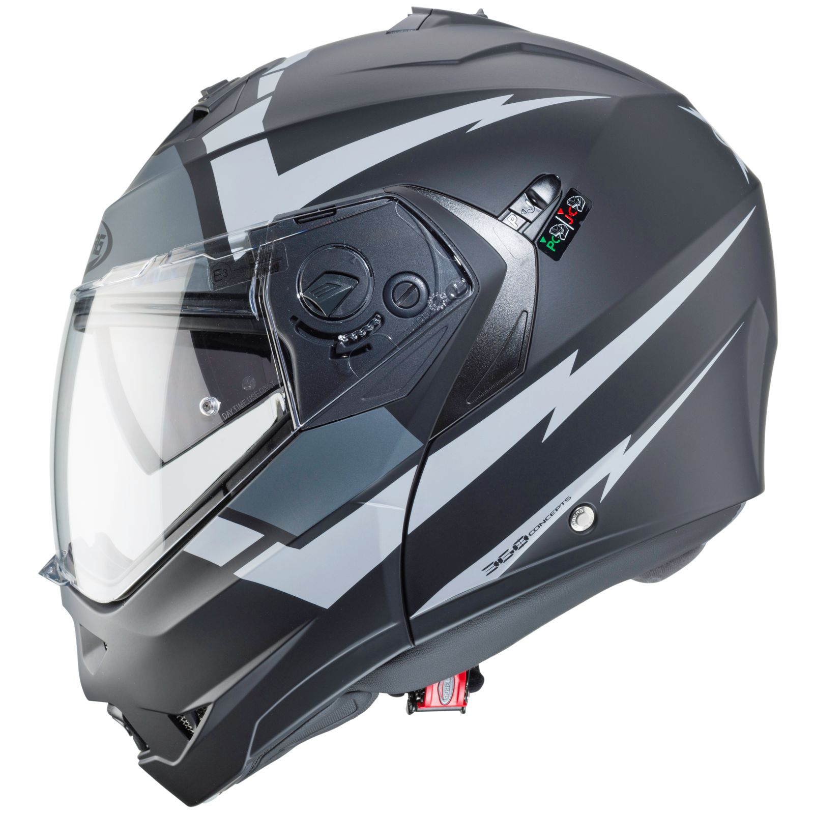Caberg Helmet Duke II Kito, matte black / anthracite