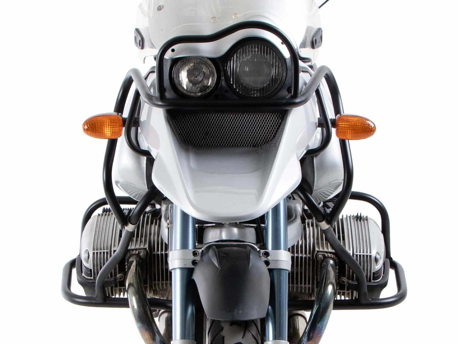 Silver tank guard for combination with engine guard for BMW R 1150 GS (00-04)
