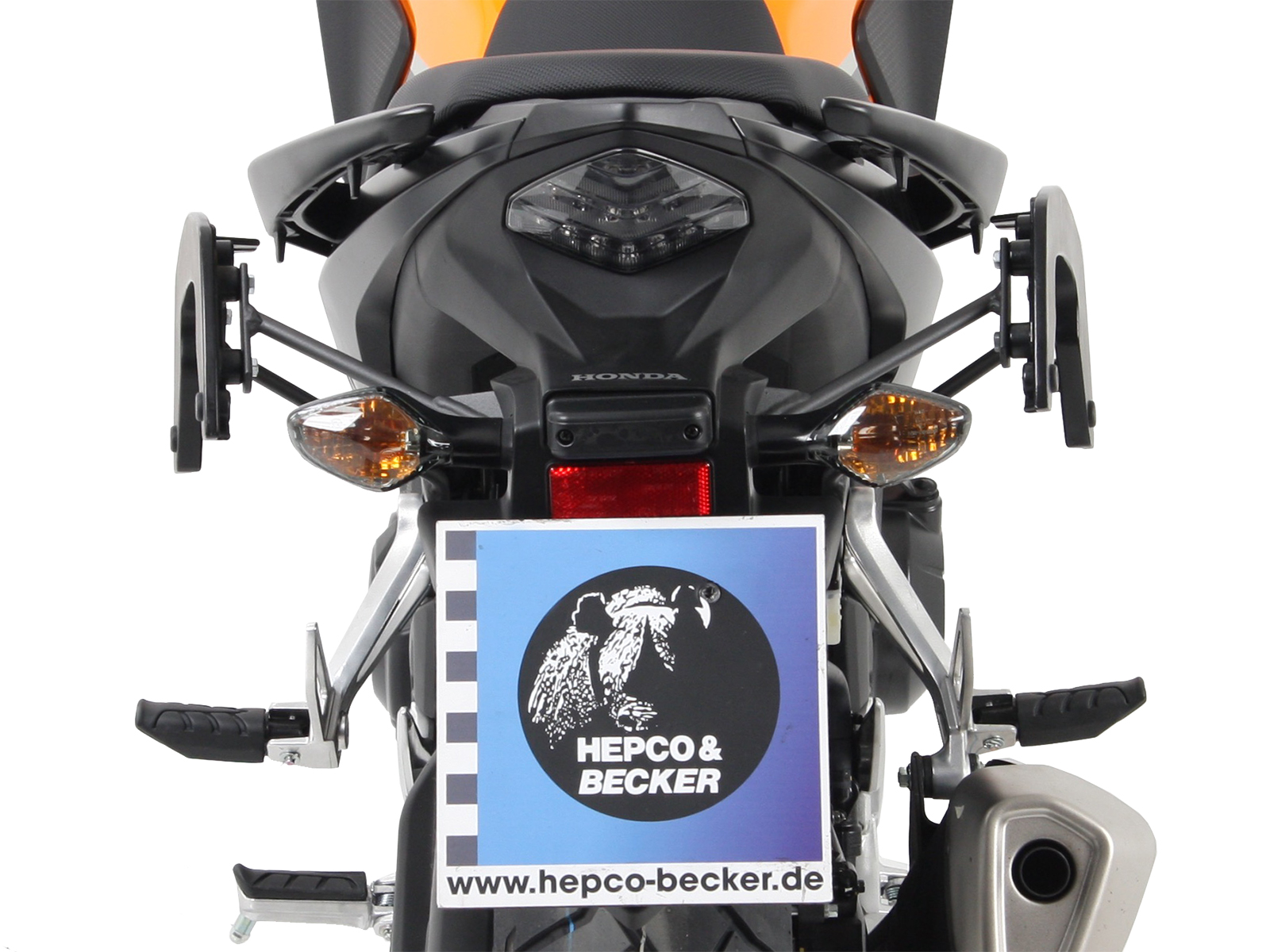 C-Bow bag holder anthracite for Honda CB 500 X (17-18) Hepco & Becker