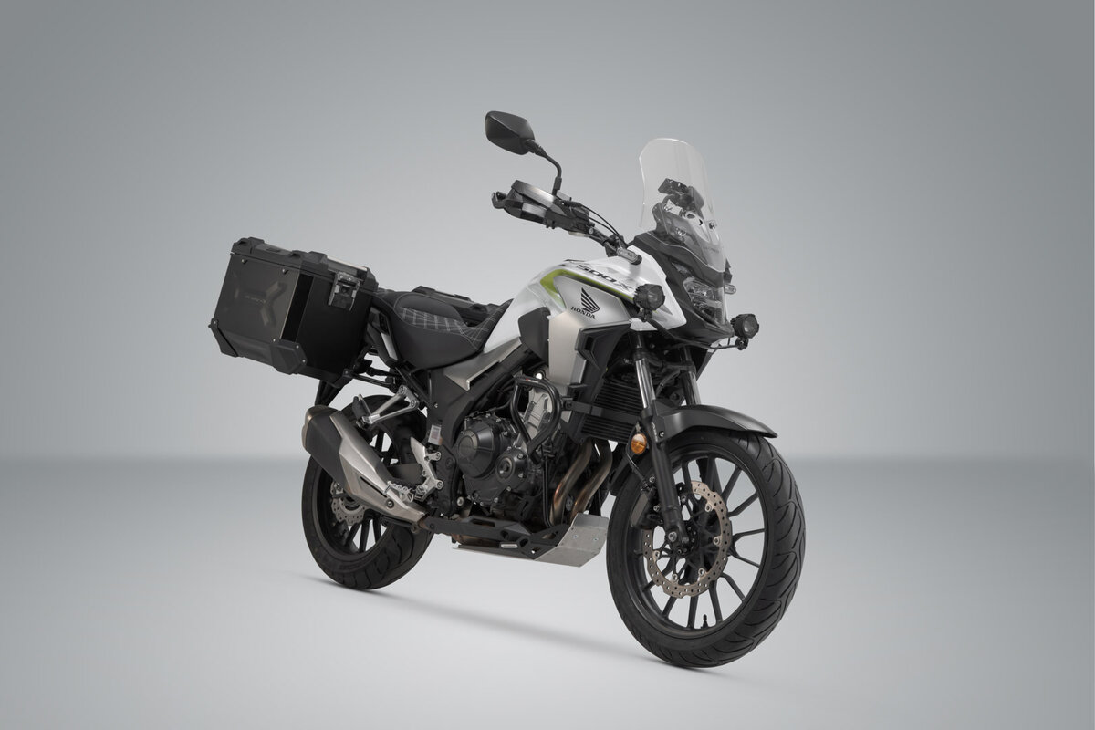 SW-Motech TRAX ADV aluminum case system 2x37L black for Honda XL 750 Transalp (23-) SW Motech