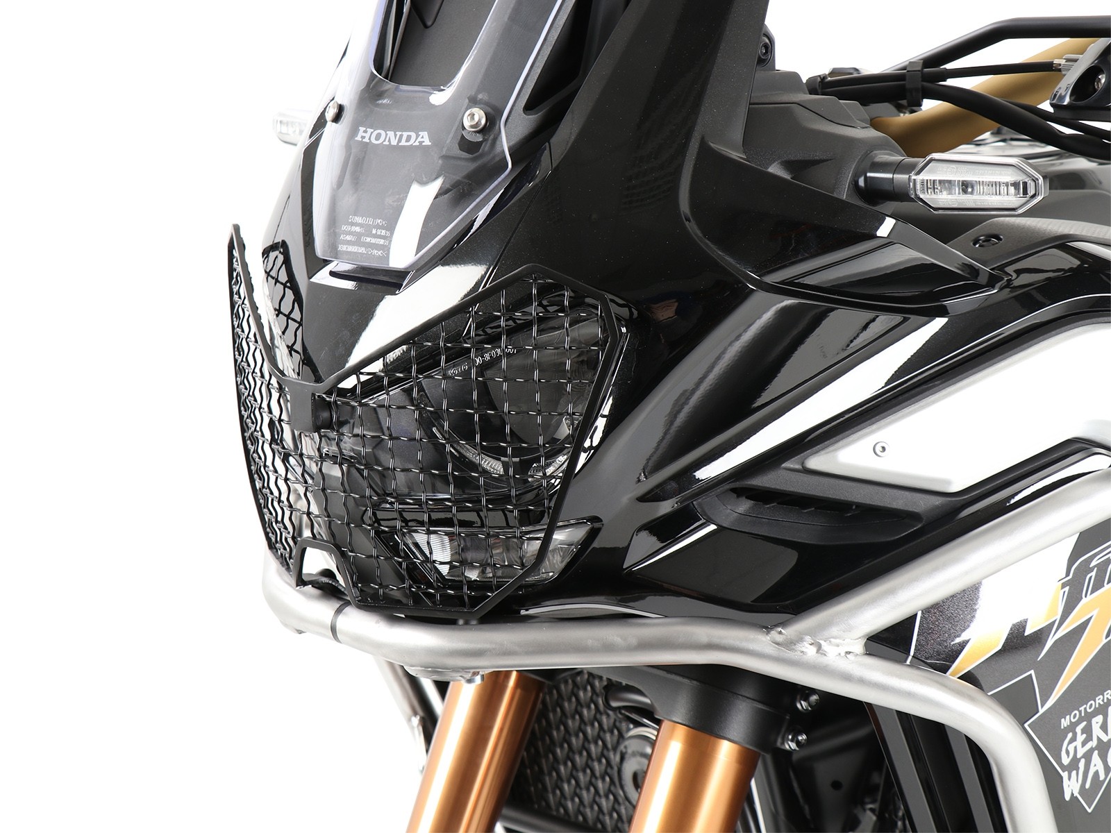 Lamp guard black for Honda CRF 1100 Africa Twin Adventure Sports (20-23) Hepco & Becker