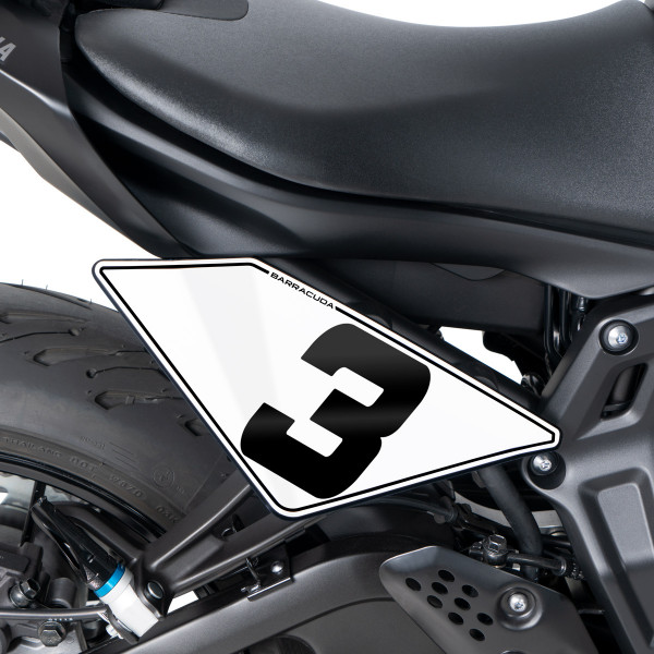 Number plate for Yamaha MT-07 (21-24) - Barracuda