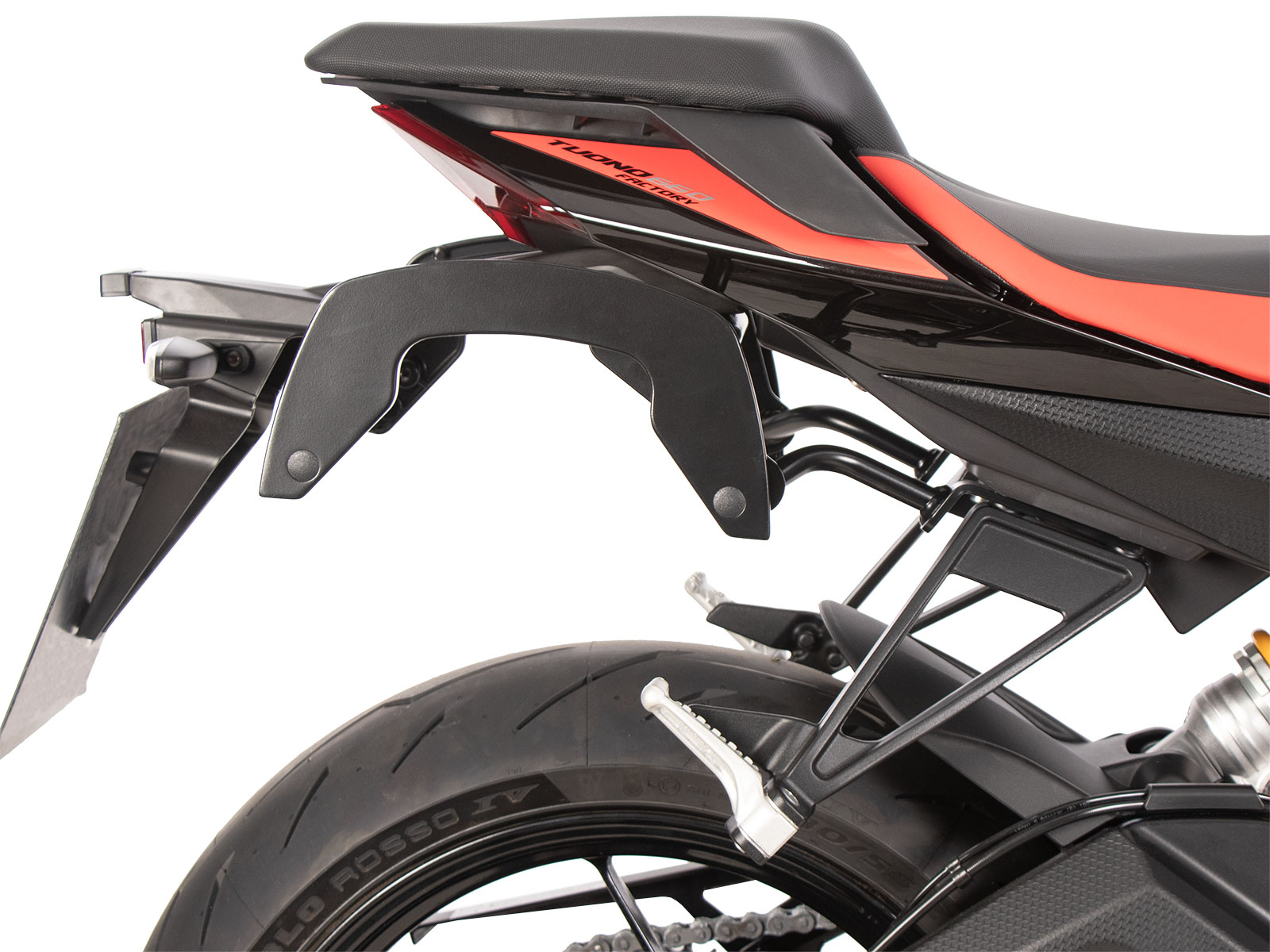 C-Bow side carrier black for Aprilia Tuono 660 Factory (2022-) Hepco & Becker