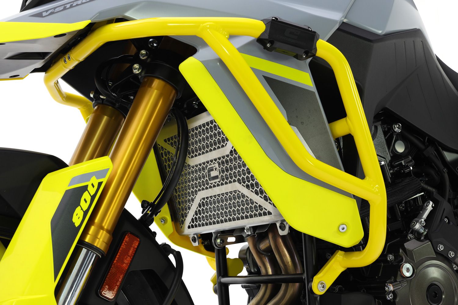 Crash bar yellow aluminum for Suzuki V-Strom 800 DE (23-)