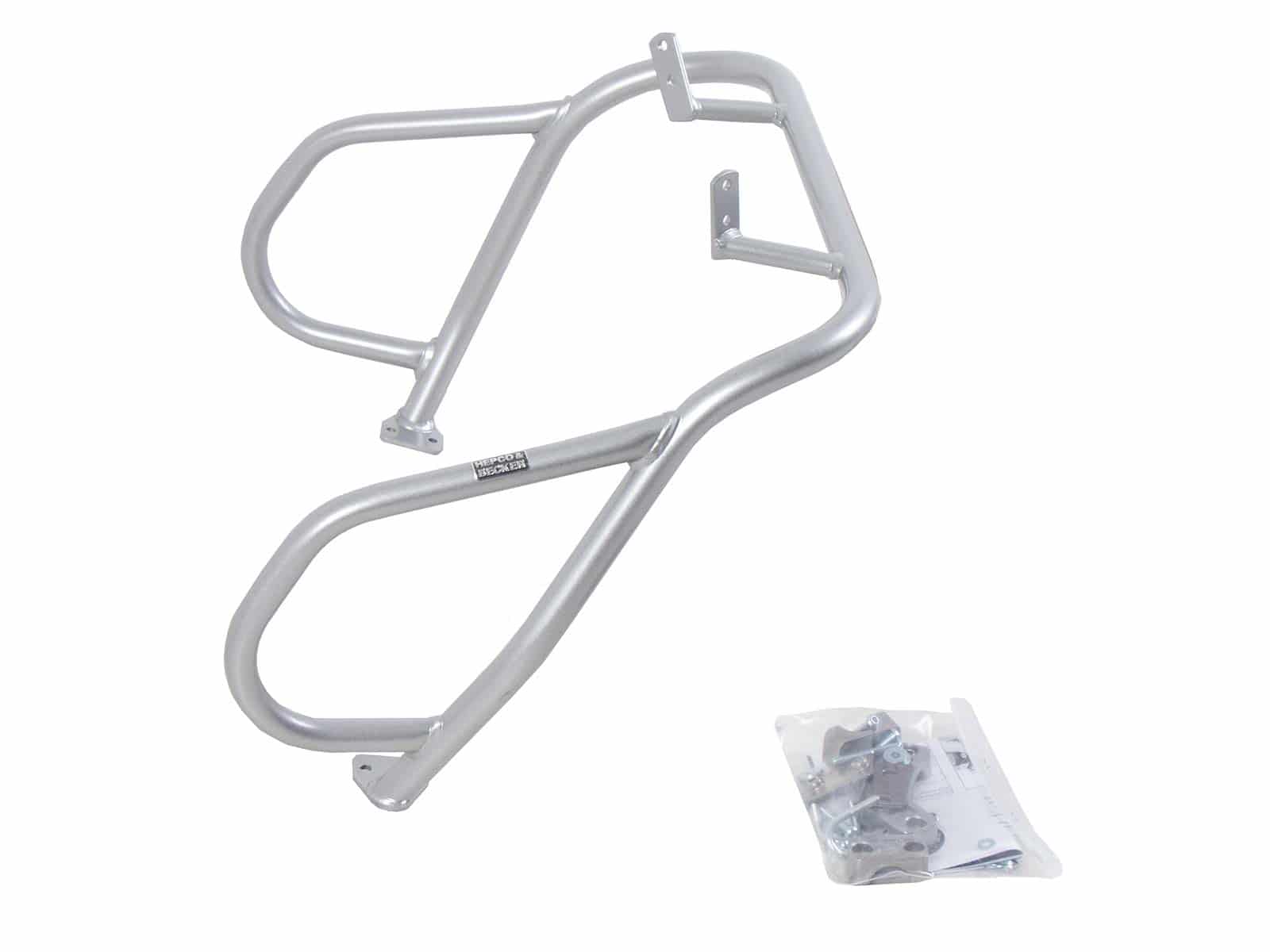 Silver tank guard for BMW R 1200 GS (04-07) Hepco & Becker
