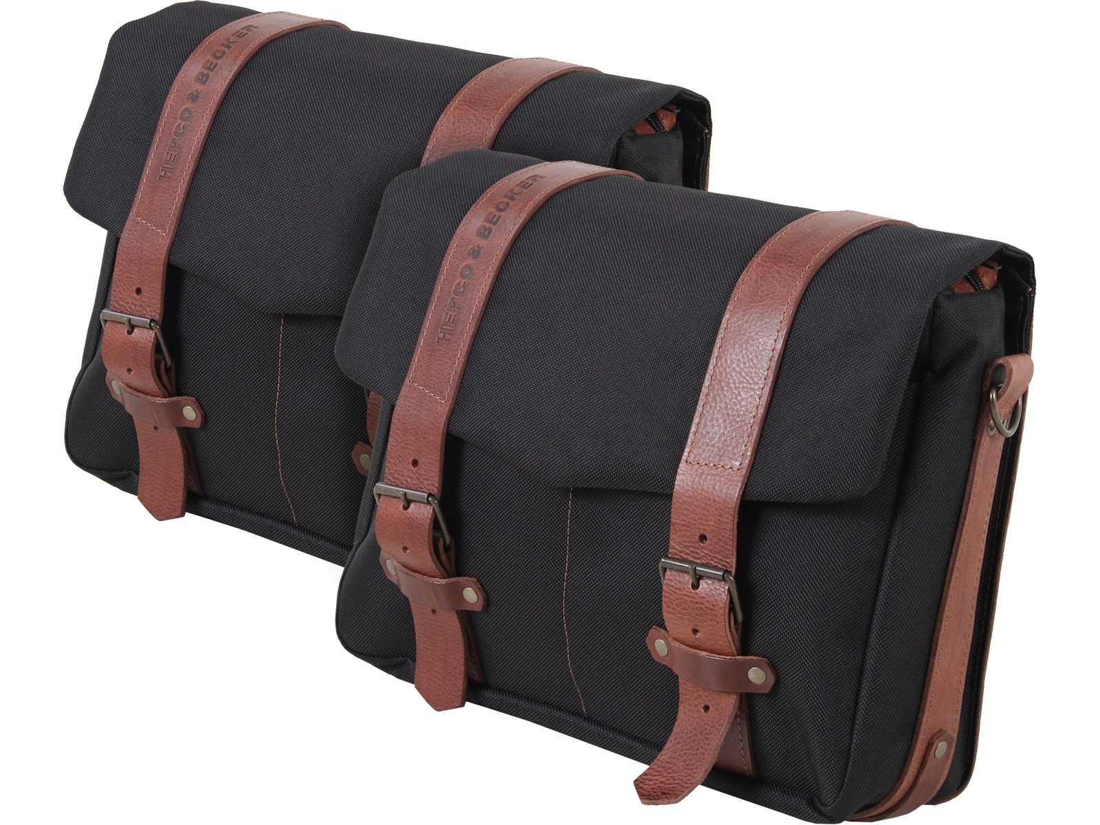 LEGACY courier bag set L/L black for C-Bow carrier Hepco & Becker