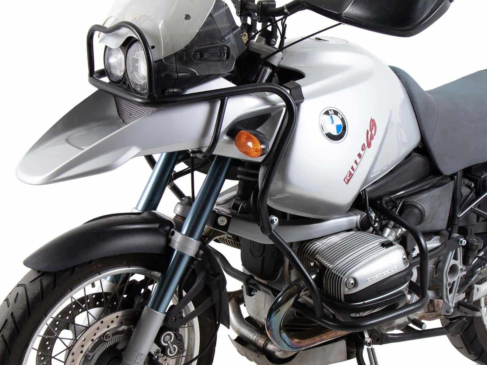 Silver tank guard for combination with engine guard for BMW R 1150 GS (00-04)