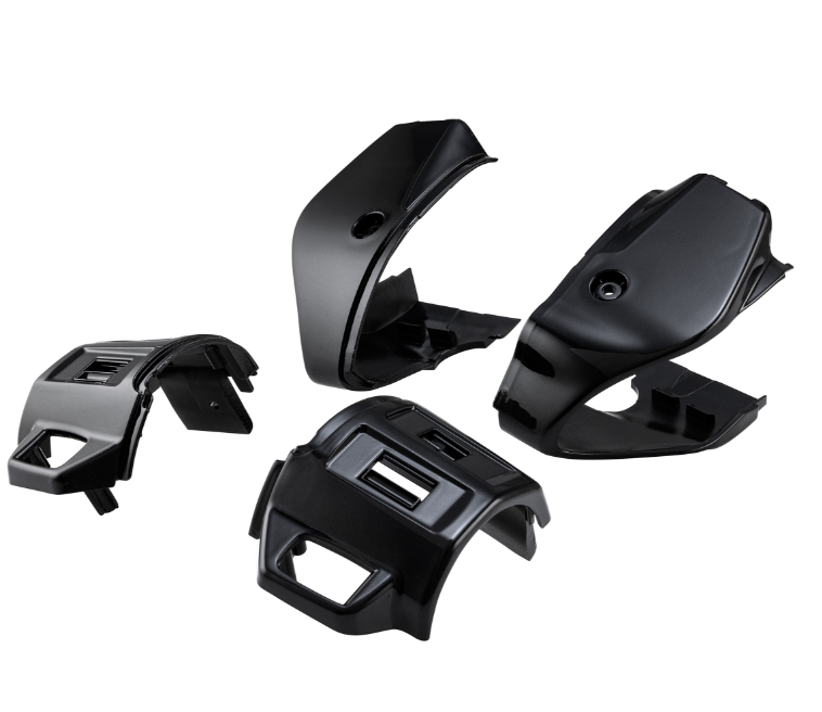 Cover switch unit, left & right for Vepsa Primavera/Sprint/Elettrica, black glossy