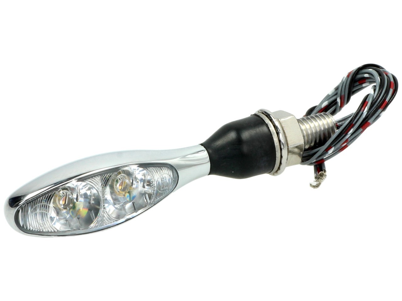Kellermann turn signal, rear and brake light, Micro 1000 DF, steel, LED, HL/HR, 12 V, shiny chrome