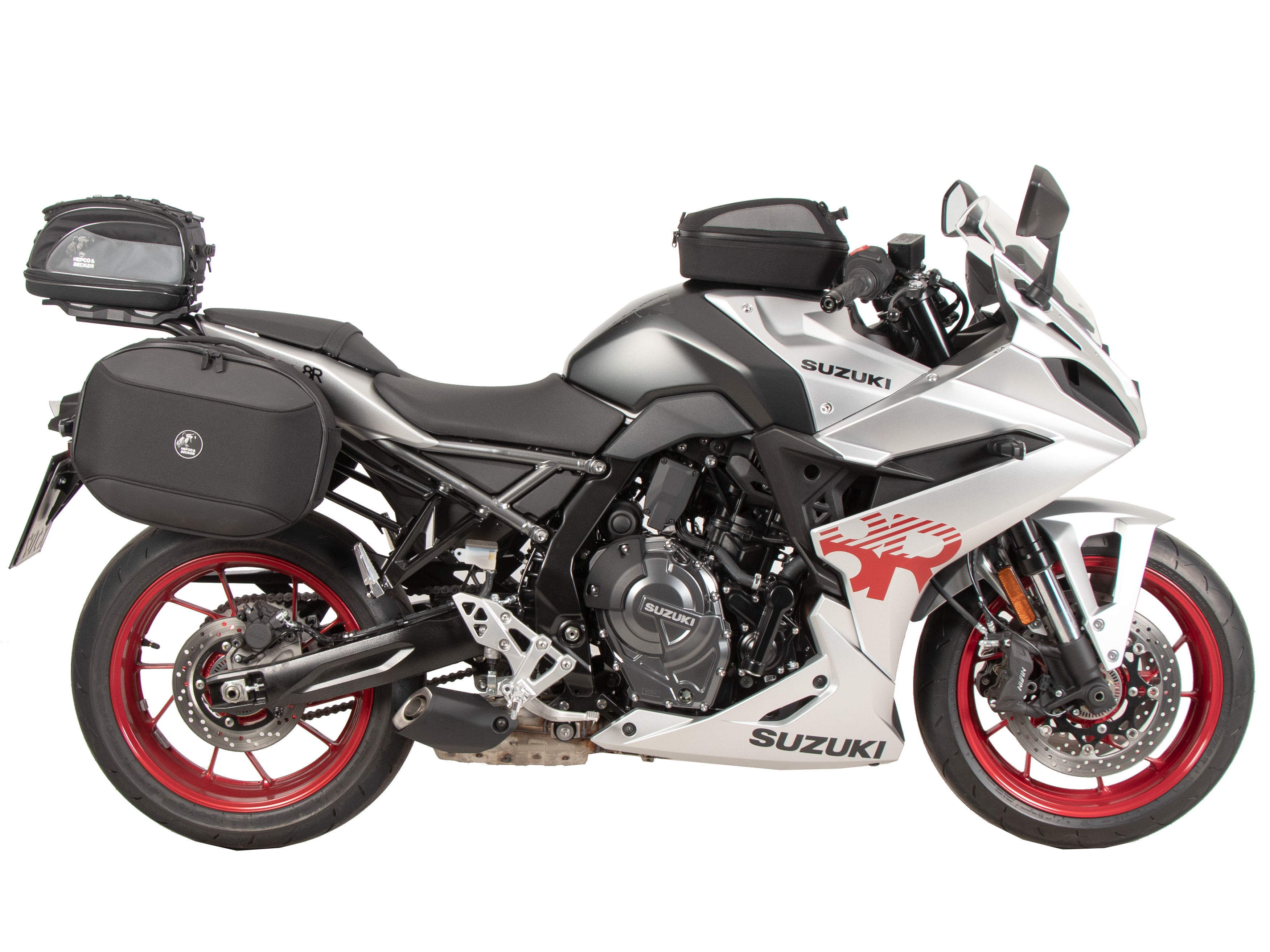 C-Bow side carrier black for Suzuki GSX-8R (24- ) Hepco & Becker