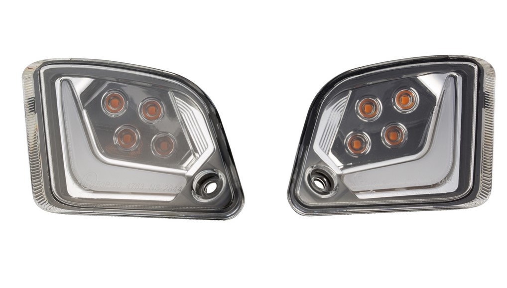Turn signal kit rear left/right for Vespa GTS/GTS Super/GTV 125-300cc ('14-), clear