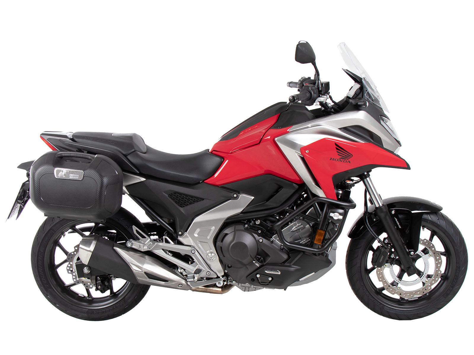 C-Bow side carrier black for Honda NC 750 X /DCT (21-) Hepco & Becker