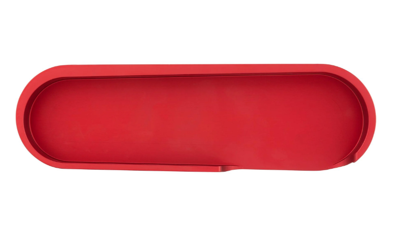 Swingarm cover for Vespa, red matt