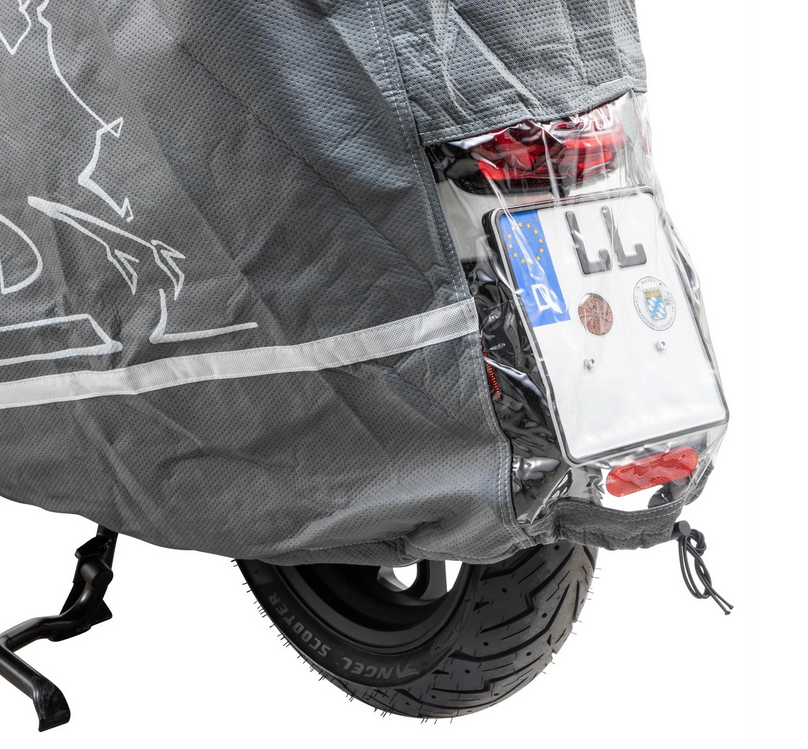 Folding garage Indoor PREMIUM 2.0 for Vespa ET2/ET4/LX/LXV/S/Primavera/Sprint, size L, gray