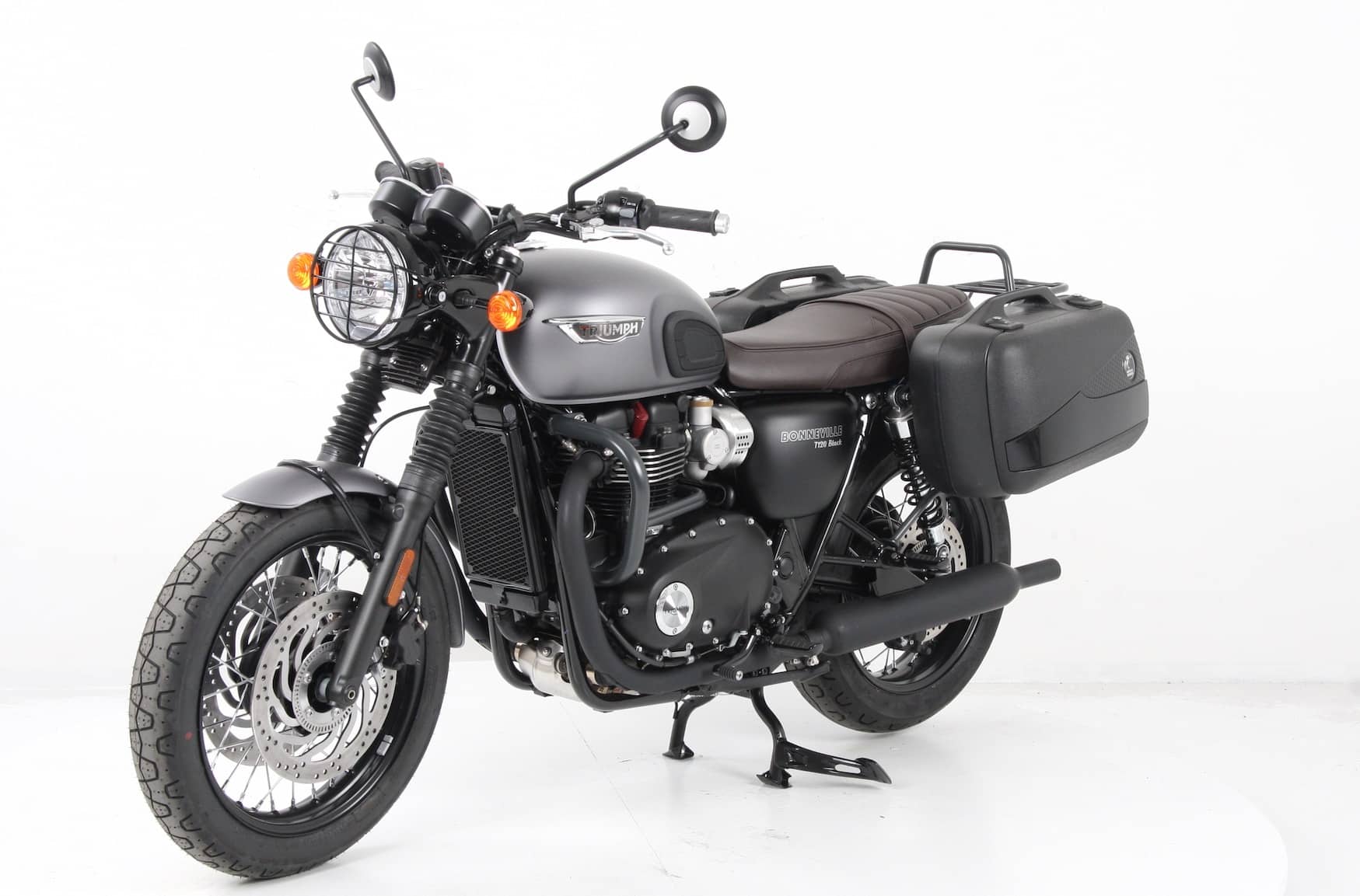 Case carrier black for Triumph Bonneville T100 (17-) Hepco & Becker