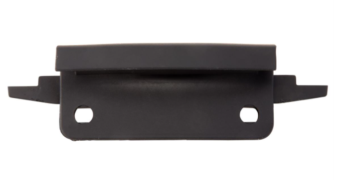 Connection piece mono slot leg shield black matt for Vespa Primavera/​Sprint 50-150ccm