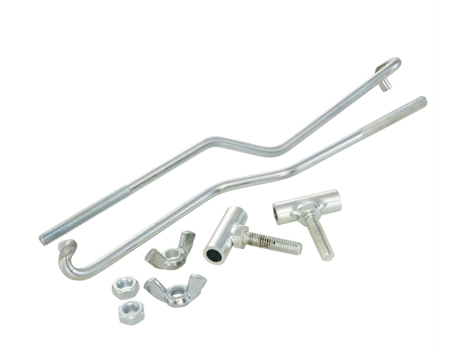 Luggage rack front for Vespa PX 80-200cc, foldable, chrome