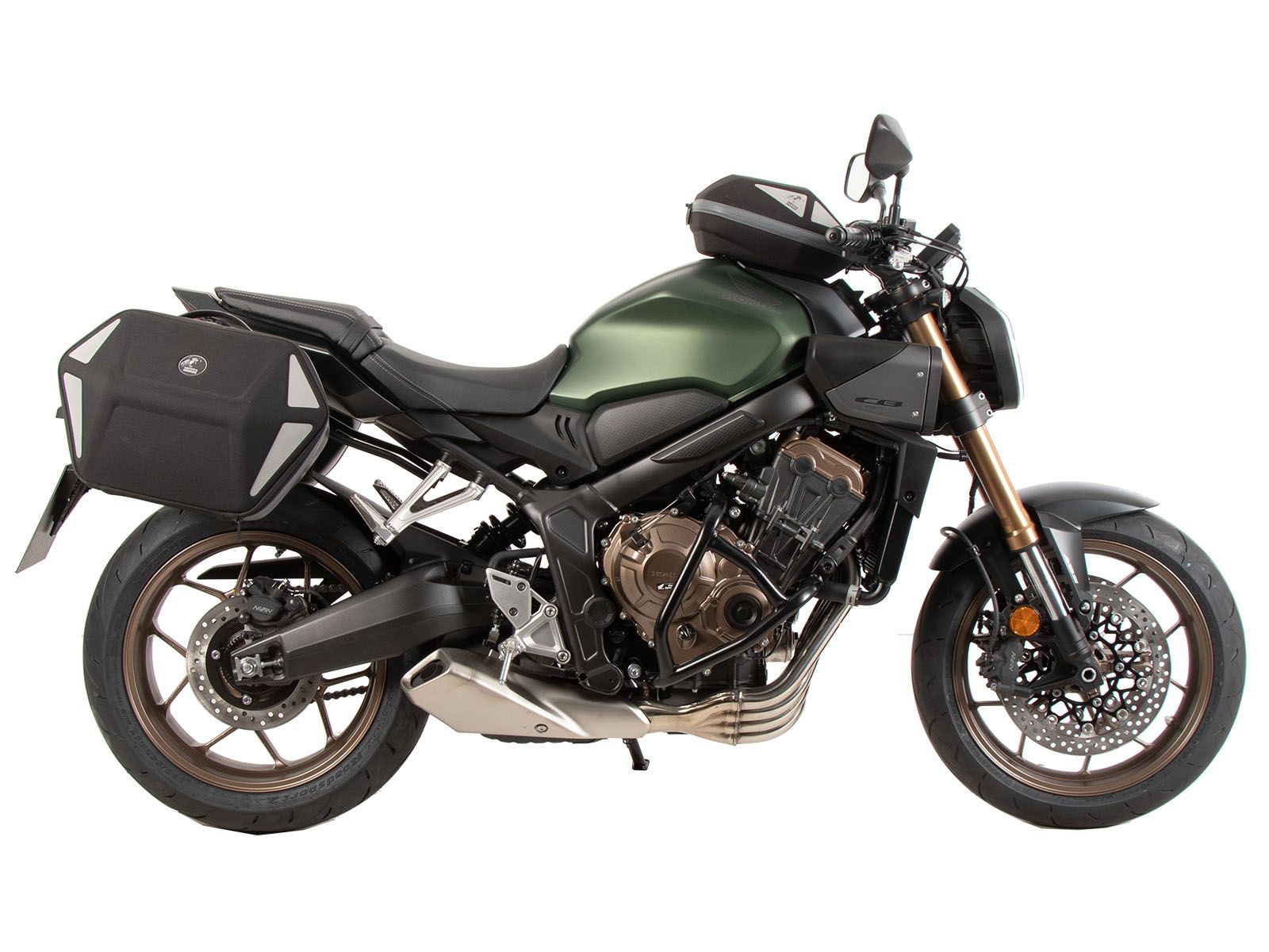 C-Bow side carrier black for Honda CB 650 R / E-Clutch (24-) Hepco & Becker