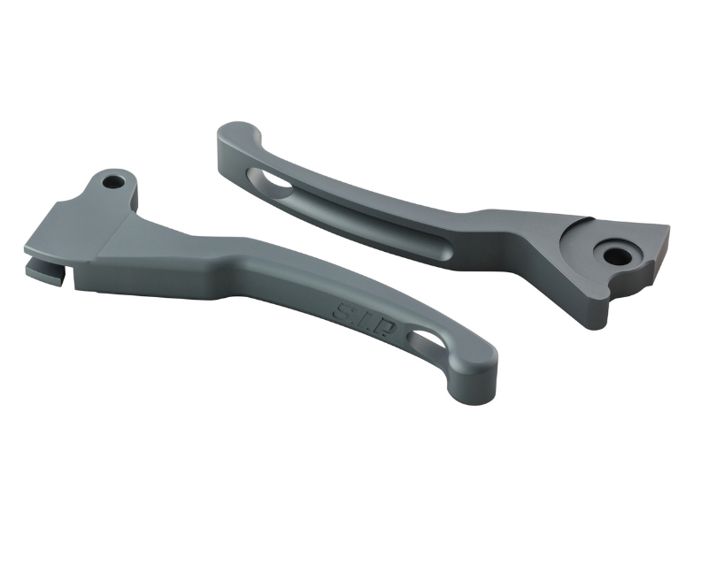 Sport lever set brake Shorty for Vespa LX /LXV /S /Primavera /Sprint 50-150ccm, gray matt