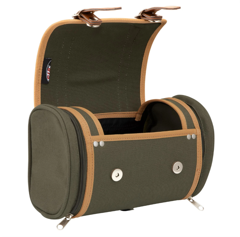 Bag "Classic" luggage rack / socius holder rear for Vespa, canvas, olive
