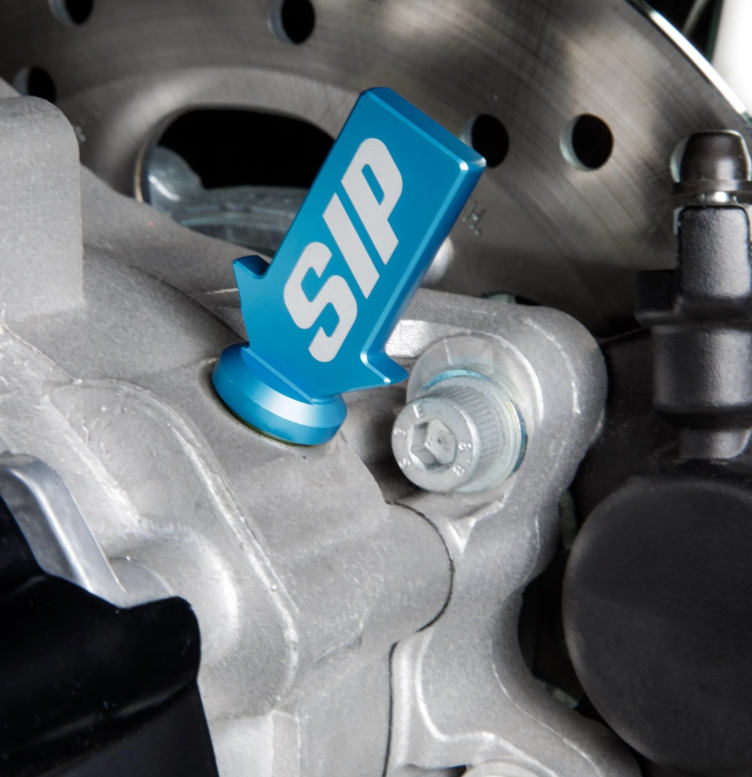 Oil dipstick gear oil, blue dull