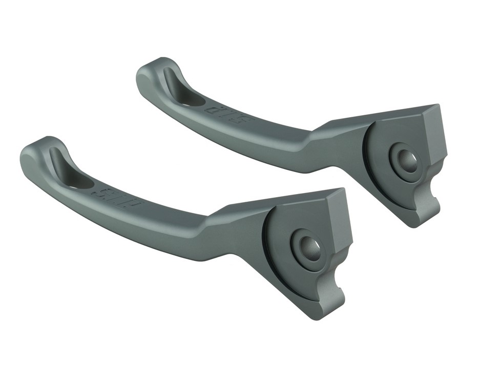 Sport lever set brake Shorty for Vespa, right and left, gray matt