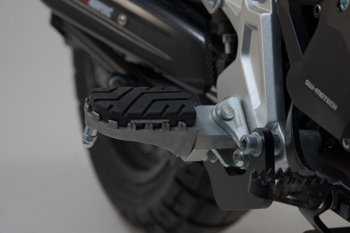 Adjustable footrests ION, stainless steel, for Aprilia Tuareg 660 - SW Motech