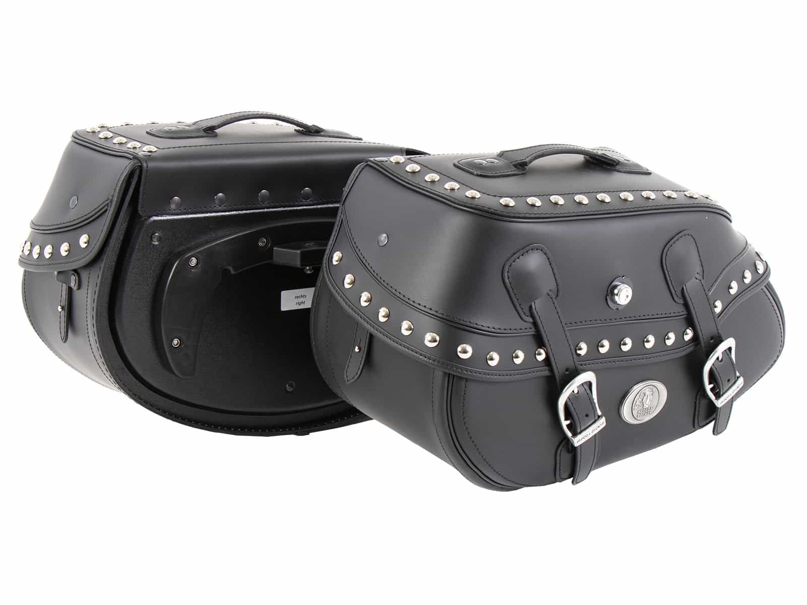 Saddlebag set Buffalo Big Custom black for C-Bow carrier Hepco & Becker