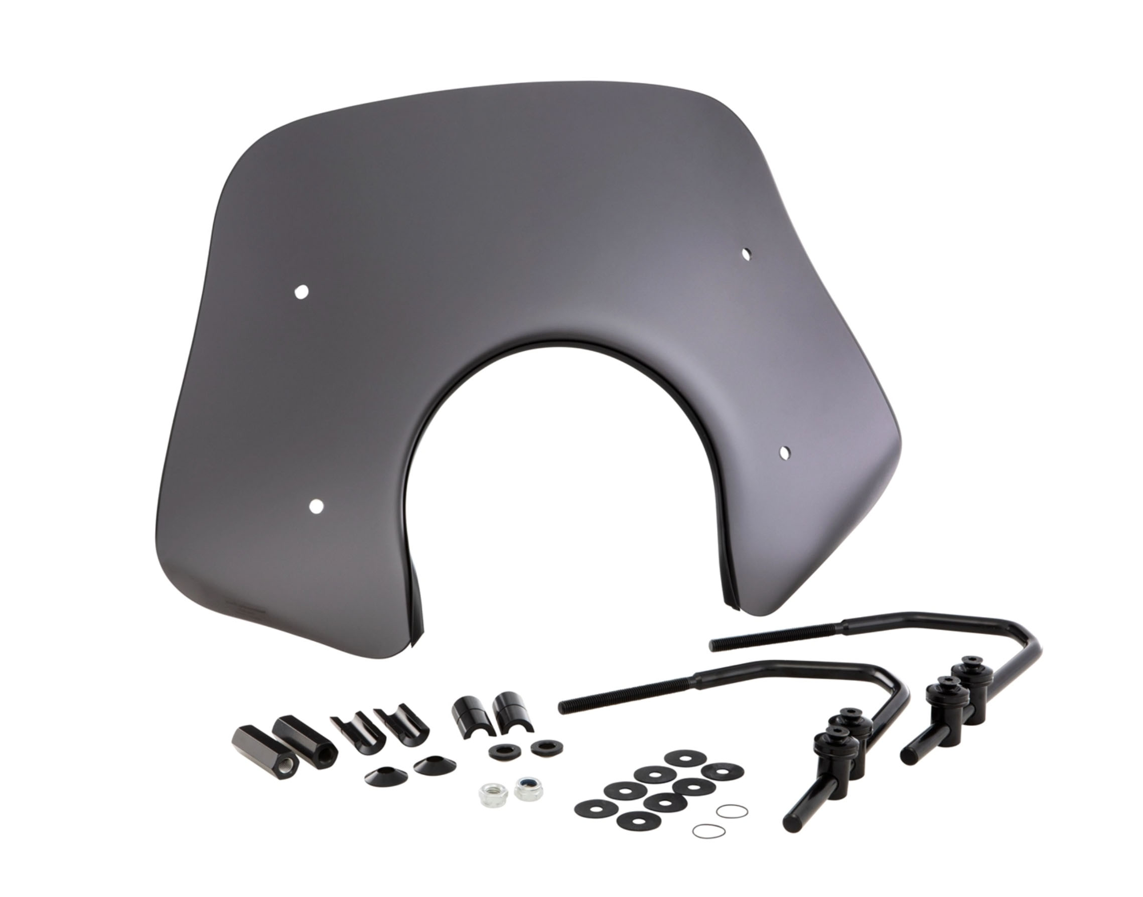 Flyscreen Piccolo for Vespa GTS/GTS Super/GT/GT L 125-300cc, black matt