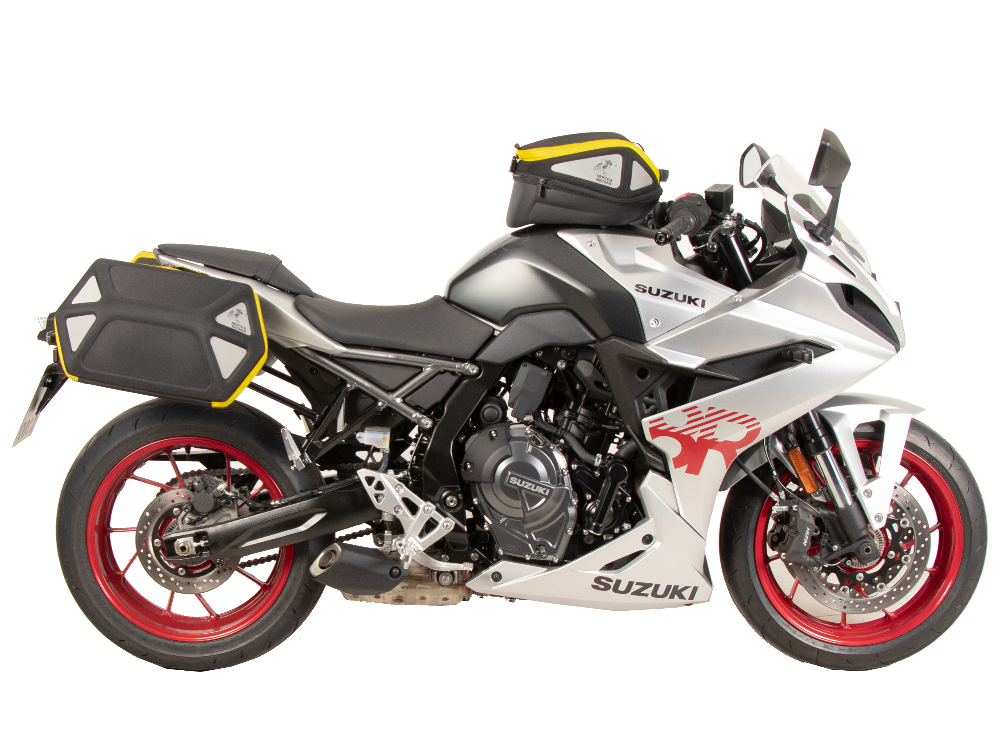 C-Bow side carrier black for Suzuki GSX-8R (24- ) Hepco & Becker