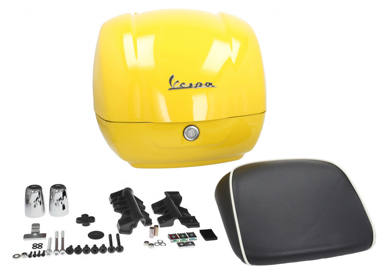 Original top case for Vespa GTS - LD Yellow glossy 983/A 36L My 19