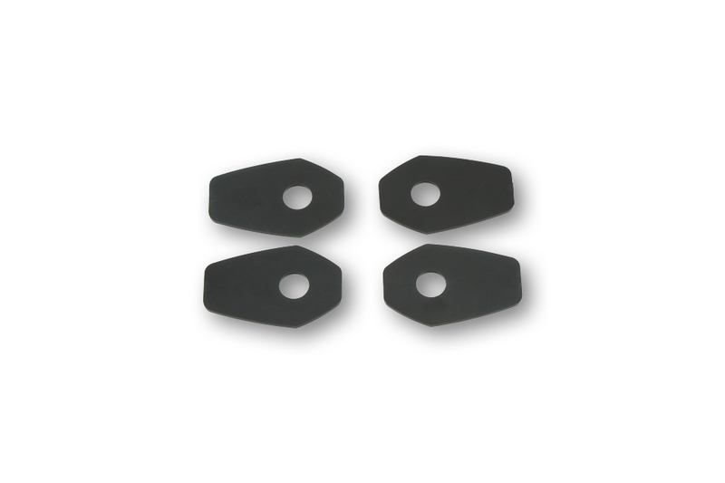 HIGHSIDER smart mounting plates Indy Spacer Black For various Kawasaki, Yamaha, Suzuki