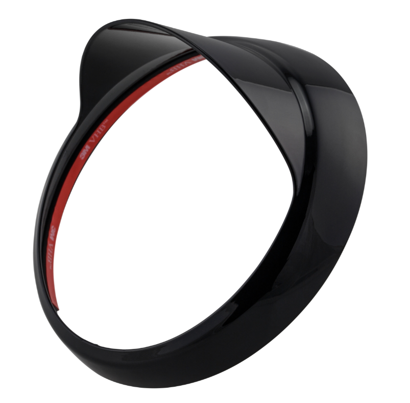 Lamp ring with lampshade for Vespa LX 50-150cc, black glossy