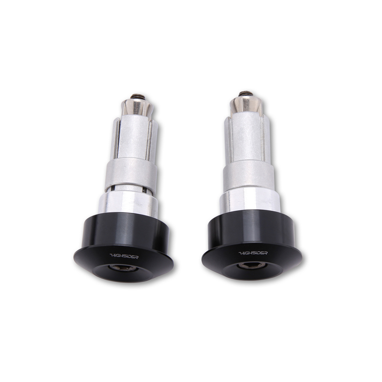 Mounting kit for bar end mirrors without bar end weights, black, Highsider DOT