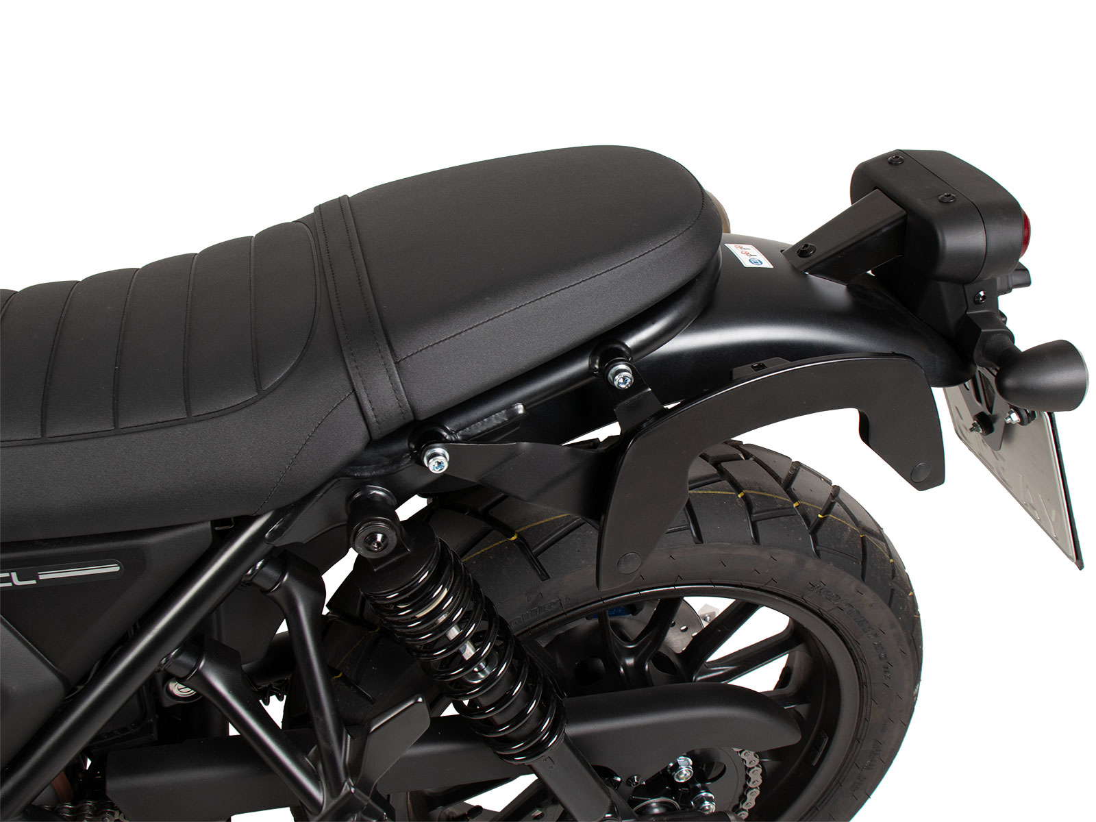 C-Bow side carrier left black for Honda CL 500 Scrambler (23-) Hepco & Becker
