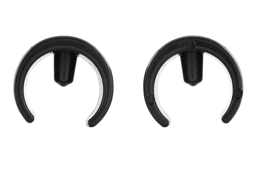 Retaining clip FA Italia luggage carrier for Vespa, plastic, black