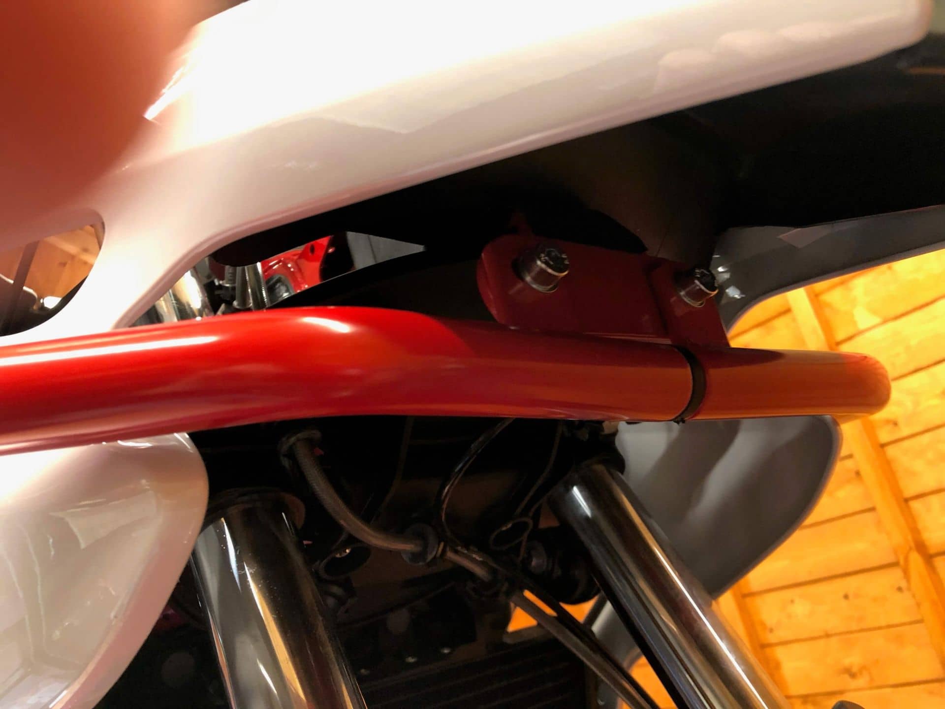 Engine guard red for BMW F 800 GS (08-18) Hepco & Becker