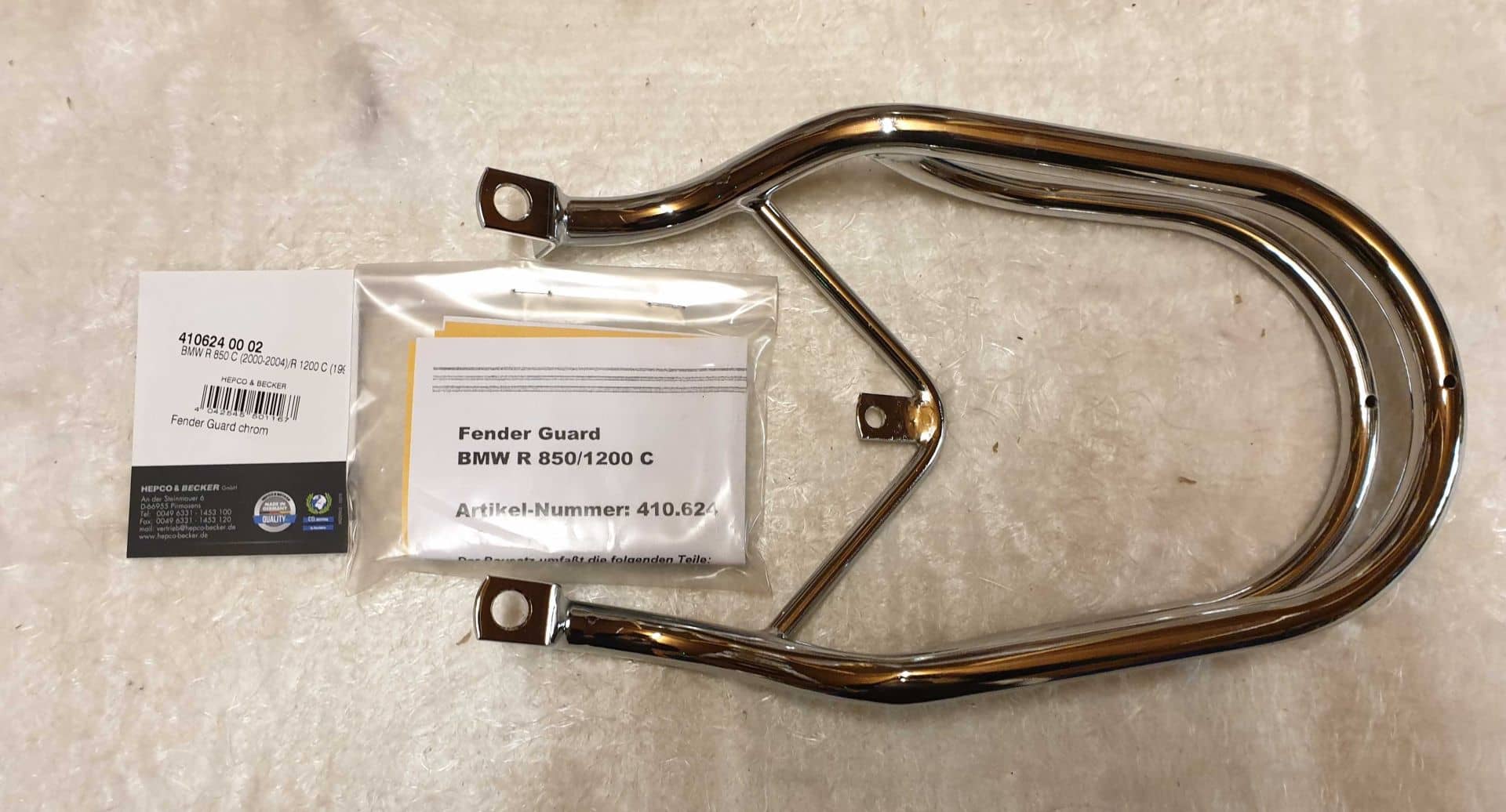 Fender Guard chrome for BMW R 850 C (00-04)/R 1200 C (97-04) Hepco & Becker