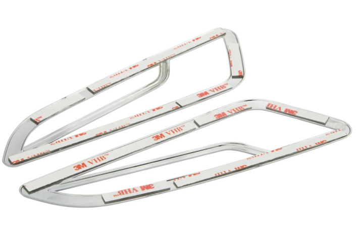 Turn signal grille right/left, front for Vespa Primavera/Sprint 50-150cc 2T/4T AC, chrome