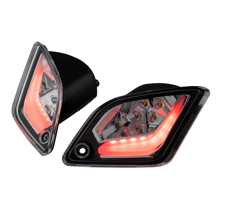 Turn signal kit front & rear for Vespa GTS/GTS Super/GTV 125-300cc, clear