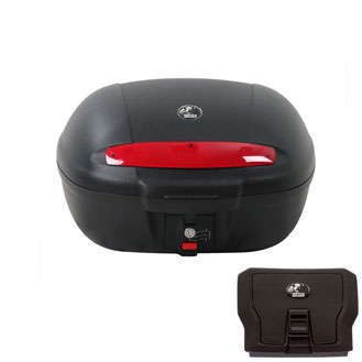 Journey Topcase 50 black incl. Universal topcase pallet for third-party carriers Hepco & Becker