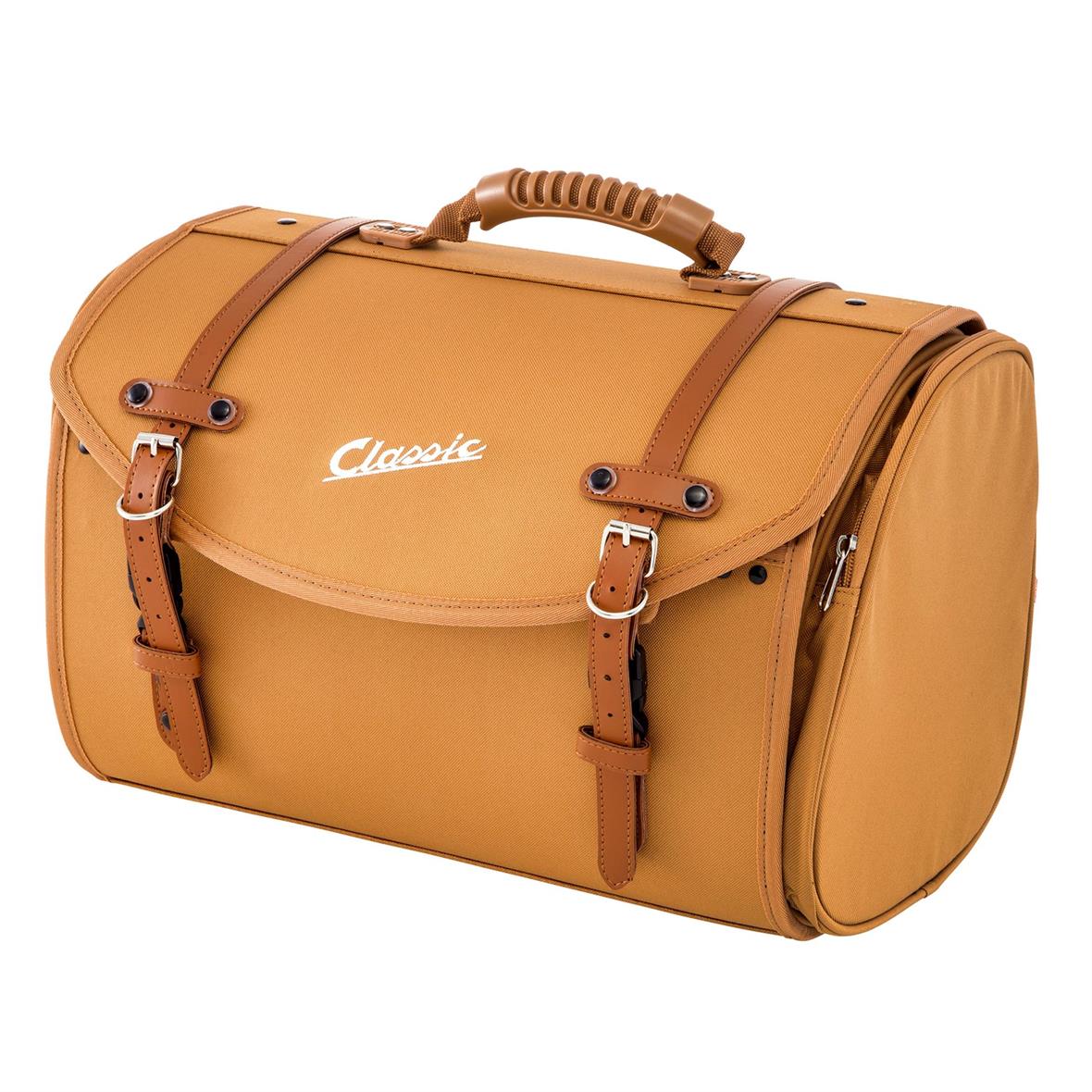 Classic" large bag for luggage carrier for Vespa - brown, nylon