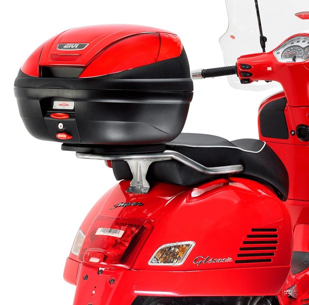 Givi topcase carrier chrome Vespa GTS for Monolock case
