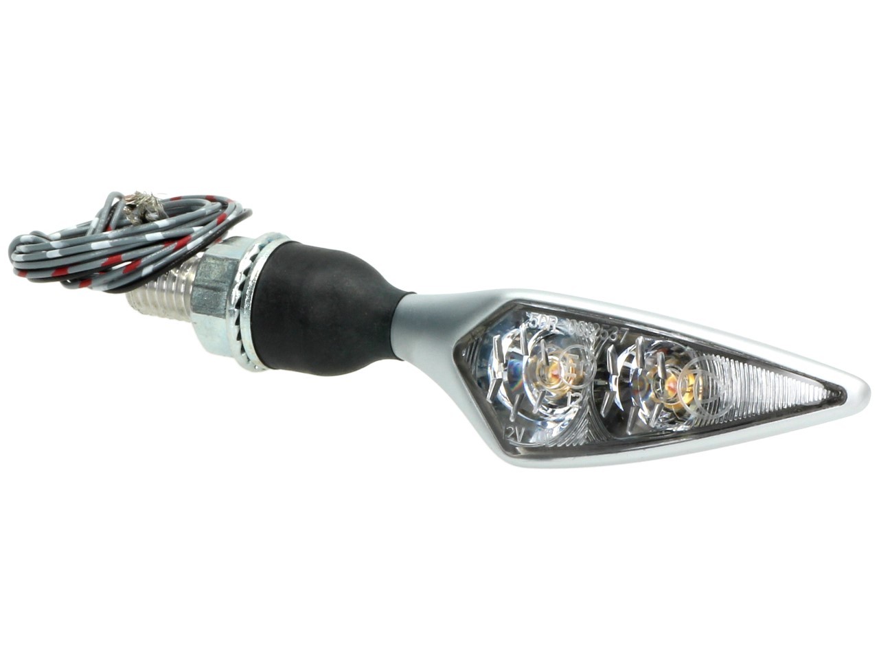 Kellermann turn signal, taillight and brake light, Rhombus DF, steel, LED, HR, 12 V, chrome matt, M8x20
