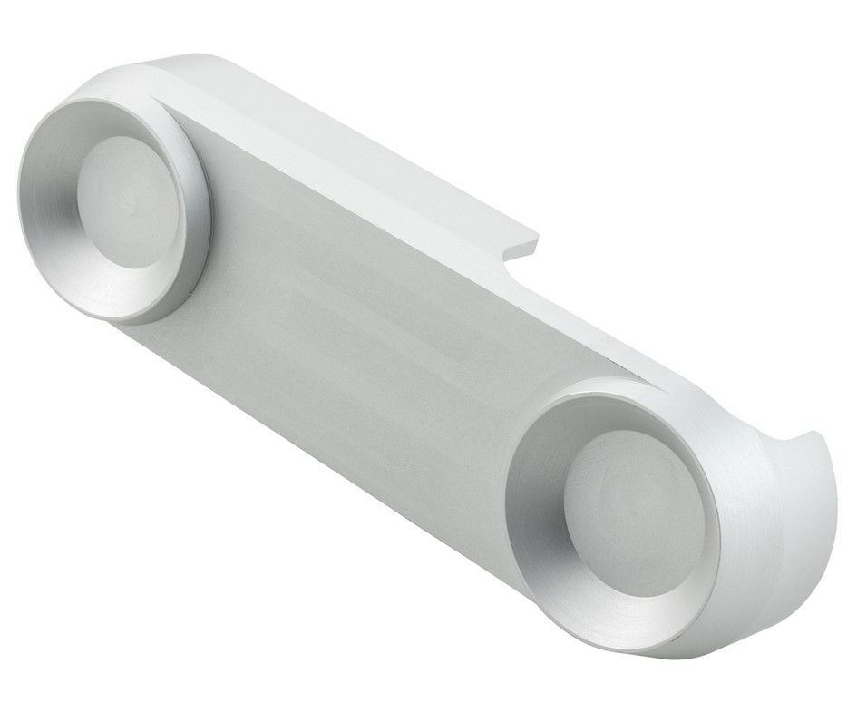 Swingarm cover for Vespa, silver matt