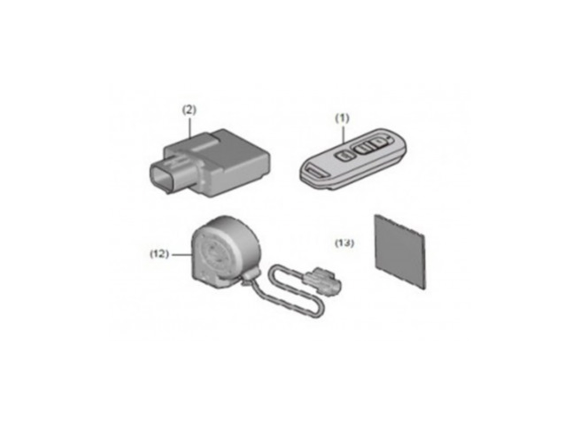 Original Honda alarm system