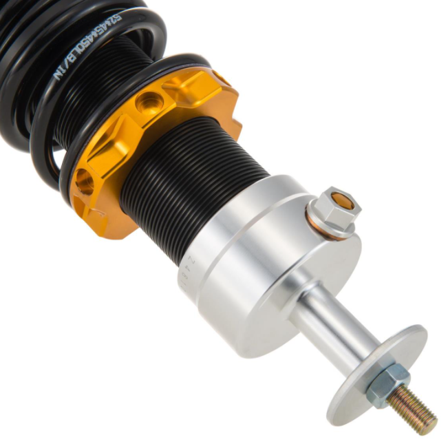 Rear shock absorber for Vespa Primavera/Sprint 125-150cc ('14-), black/silver/orange