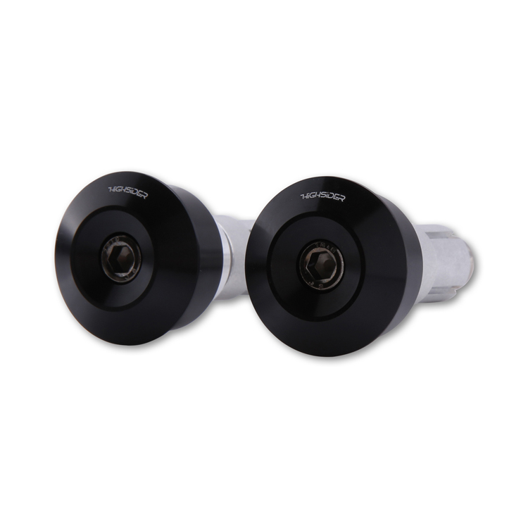 Mounting kit for bar end mirrors without bar end weights, black, Highsider DOT